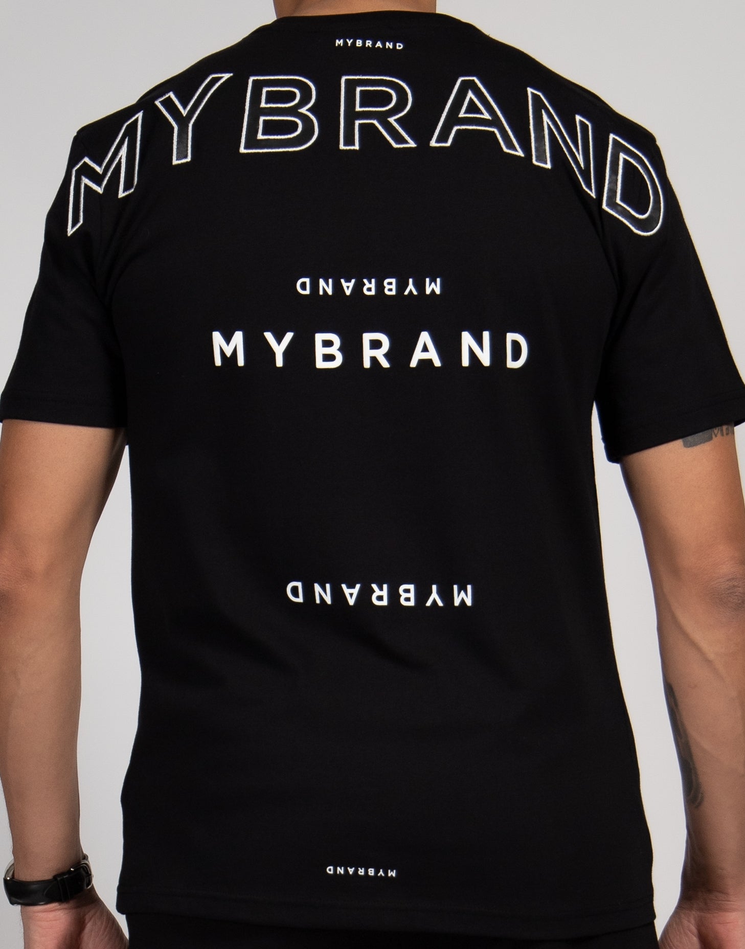 MYBRAND Signature Series: Classic Logo Tee | BLACK