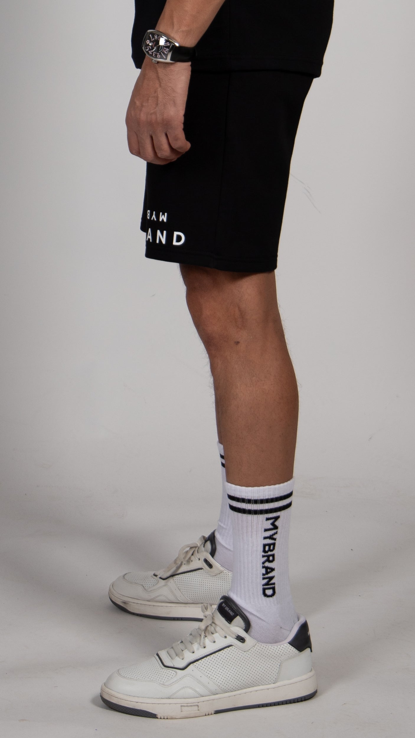 MYBRAND Signature Series: Classic Logo Short | BLACK