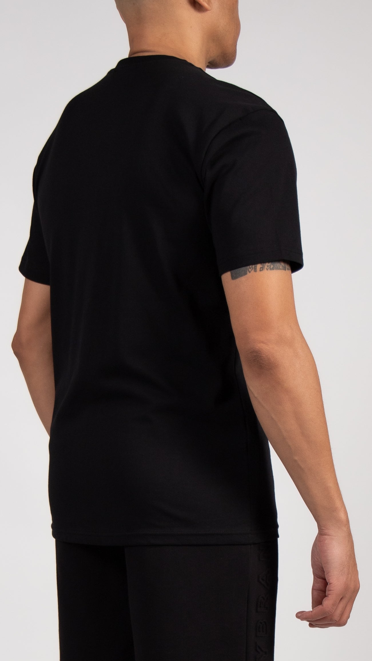 MYBRAND Embosed Statement Tee Black | BLACK