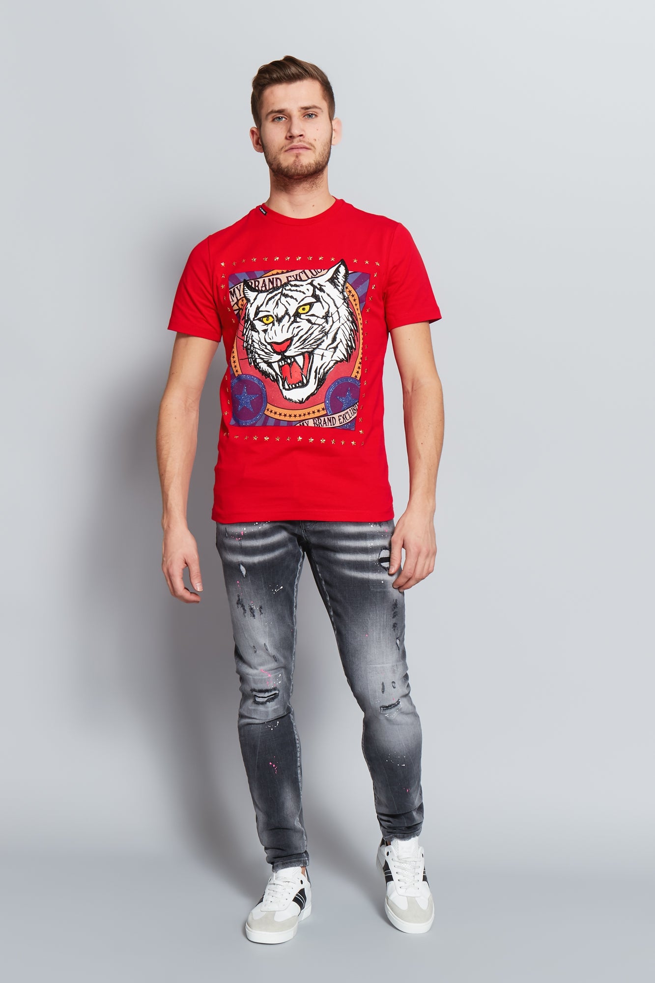 CARNIVAL TIGER T-SHIRT | RED