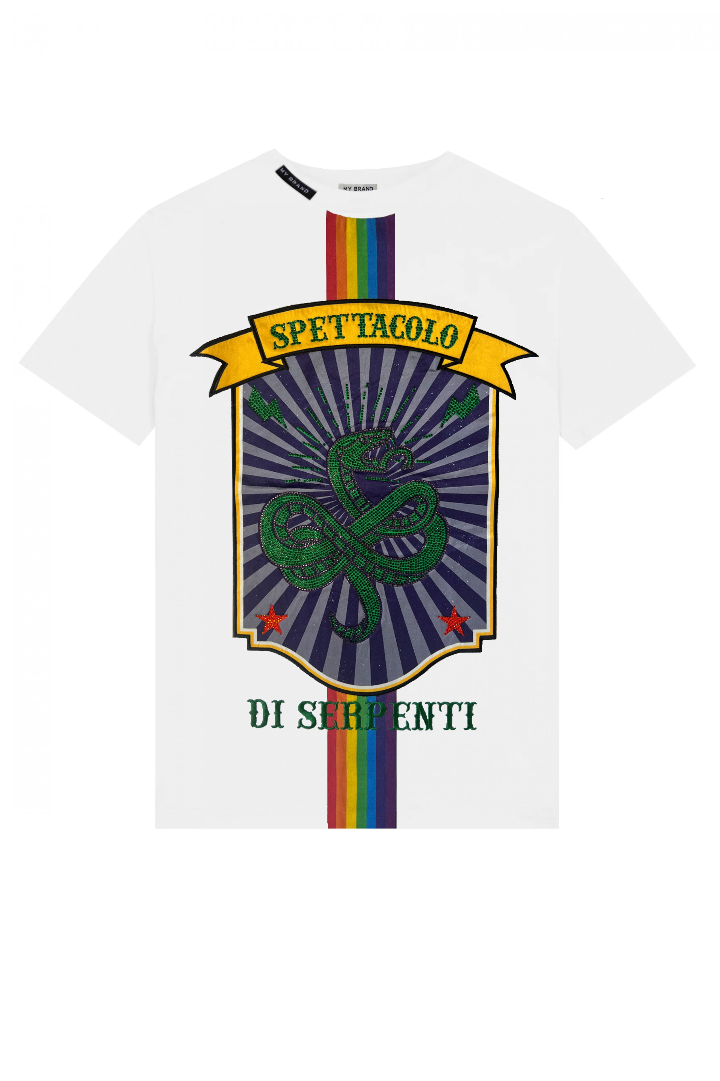 Carnival Serpente T-Shirt White | WHITE