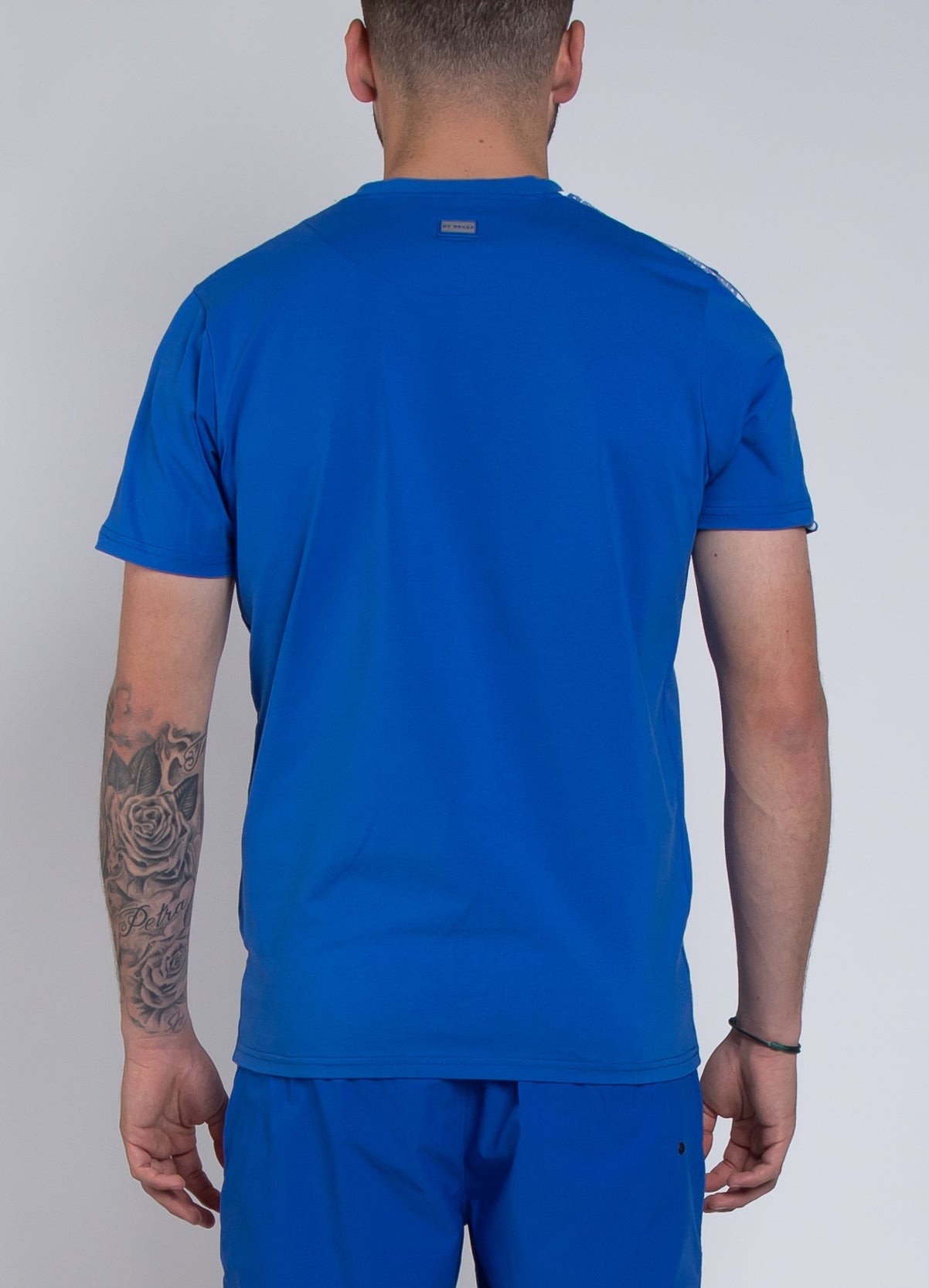 MB LOGO TAPING T-SHIRT | KOBALT BLUE