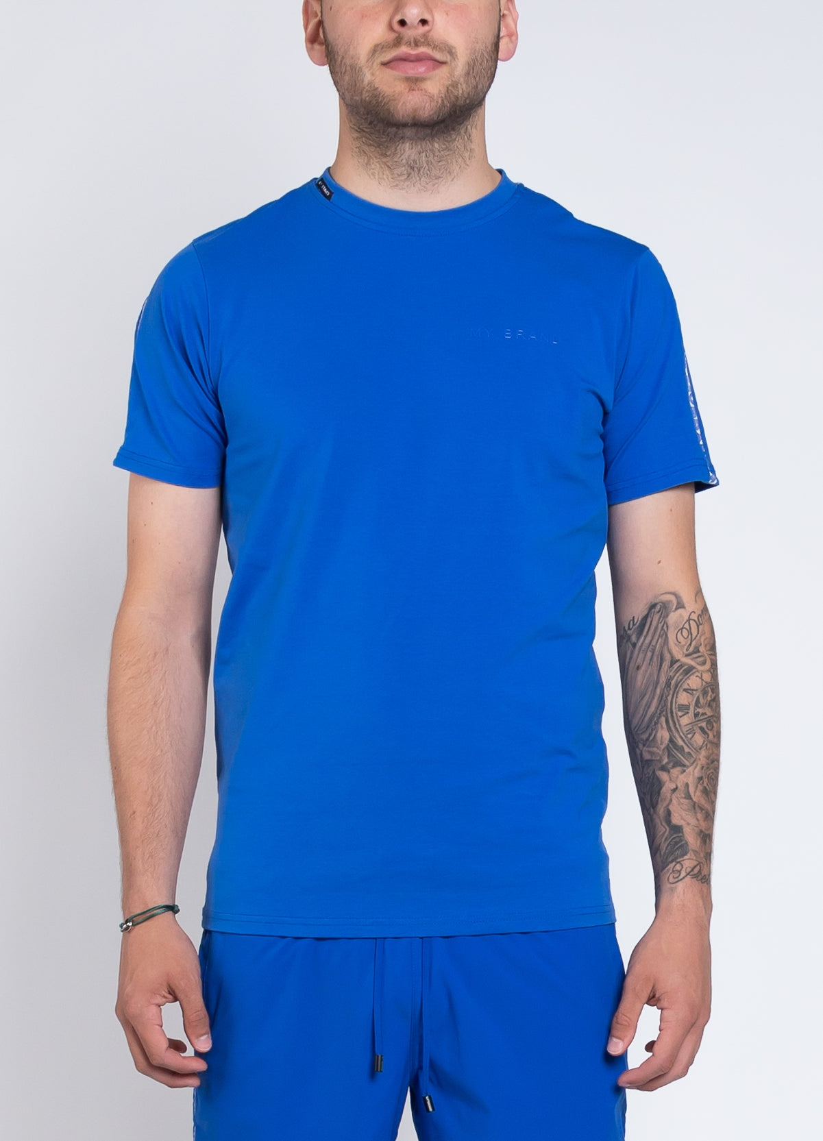 MB LOGO TAPING T-SHIRT | KOBALT BLUE