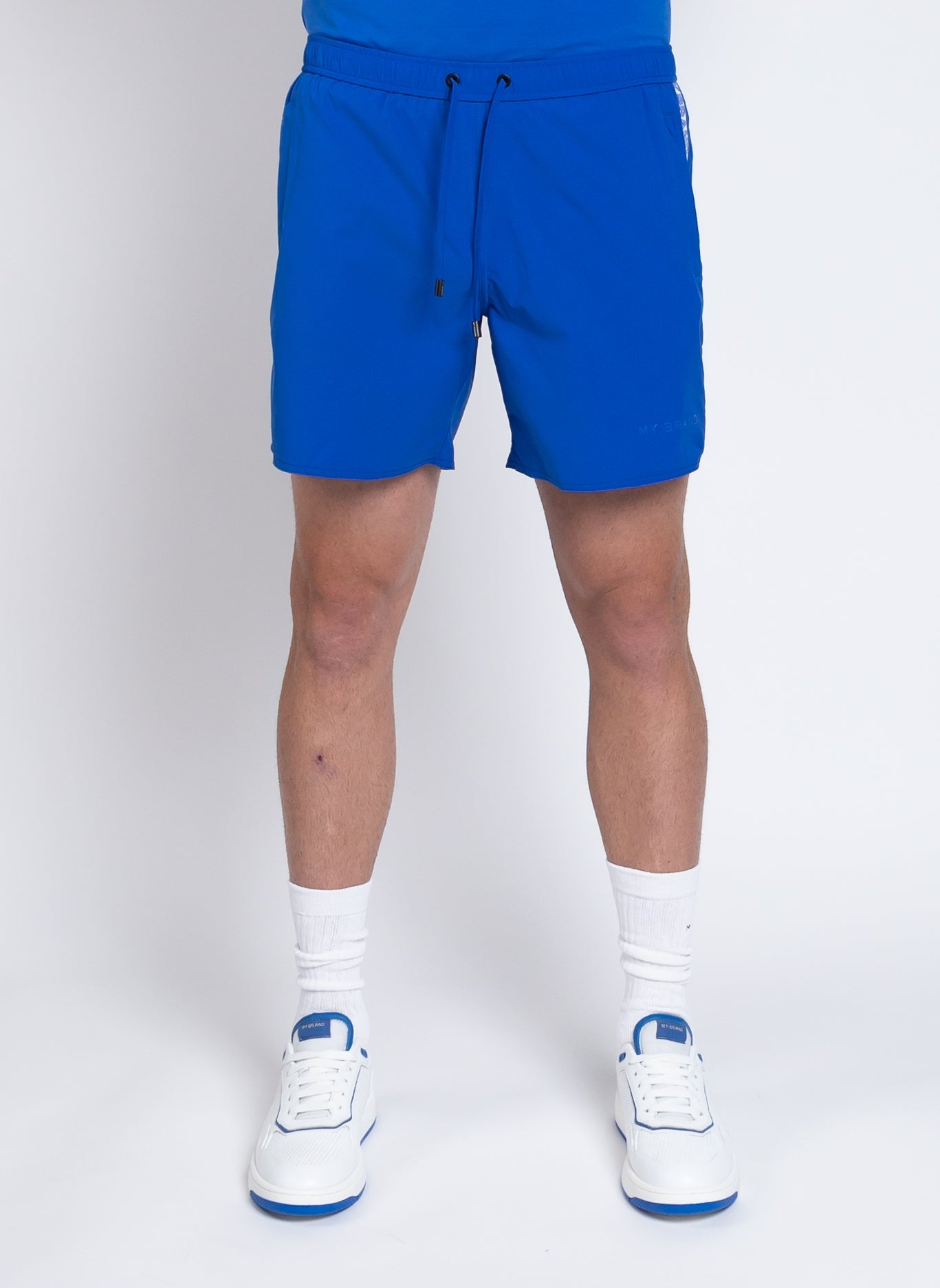 MB LOGO TAPING SHORT | KOBALT BLUE