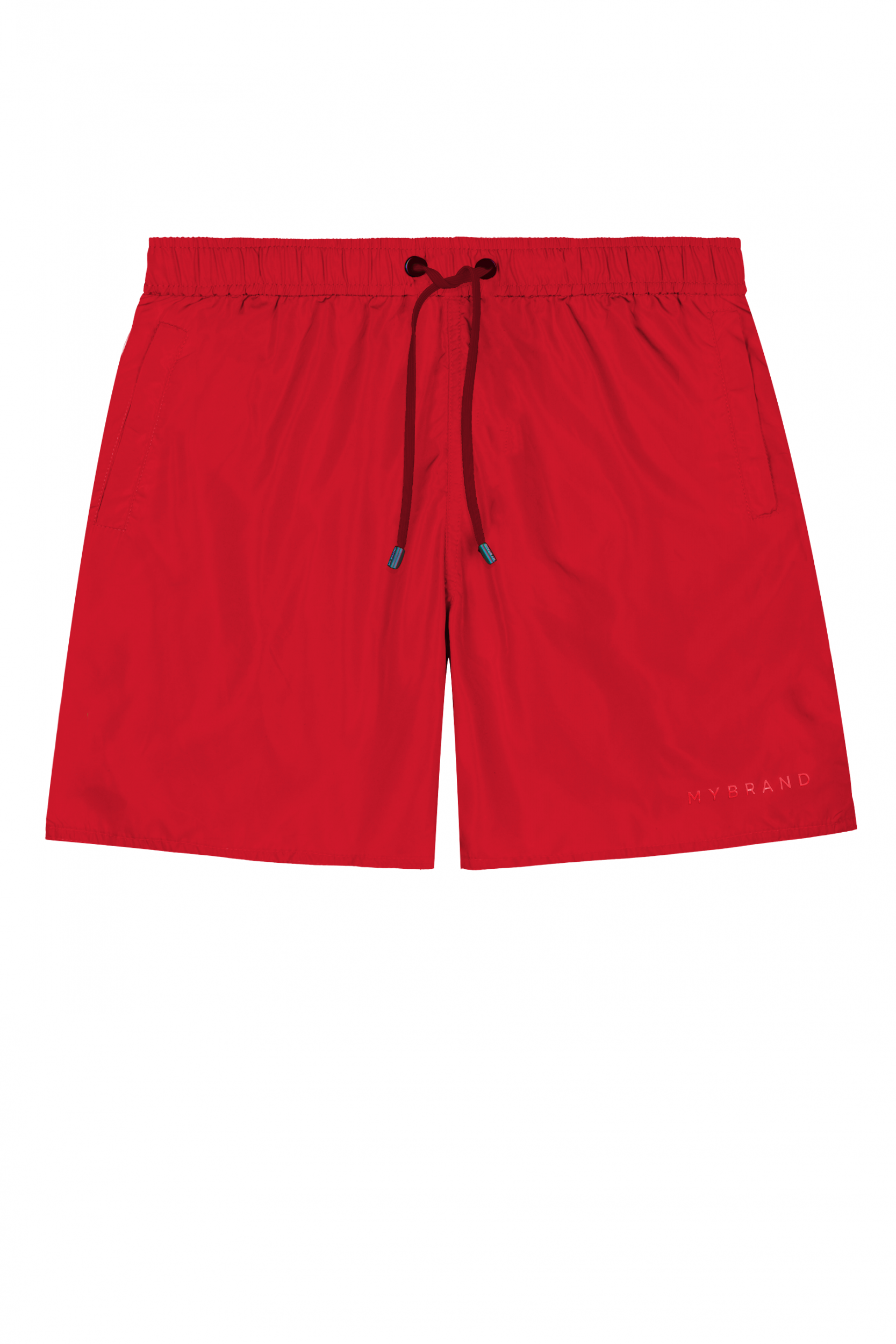 MB Logo Taping Swimshort Red | RED