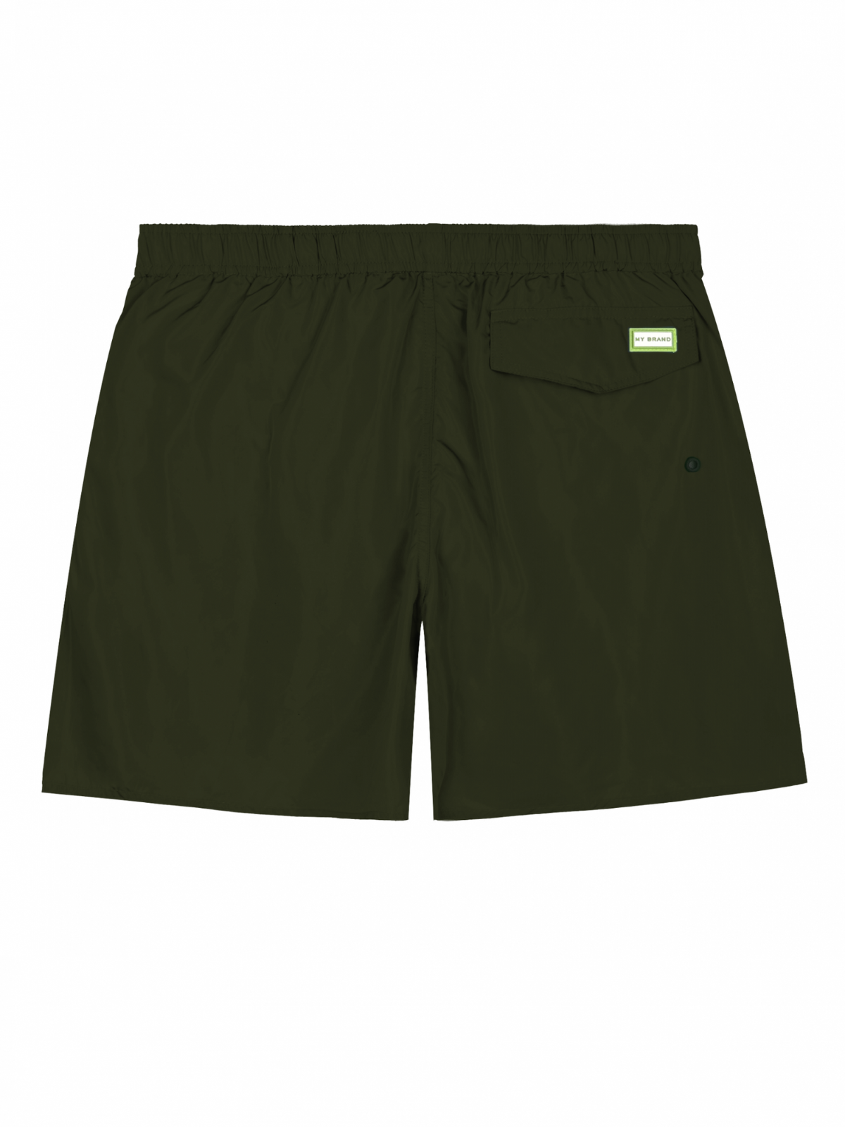 MB Stripes Gradient Swimshort Military Green | ARMY