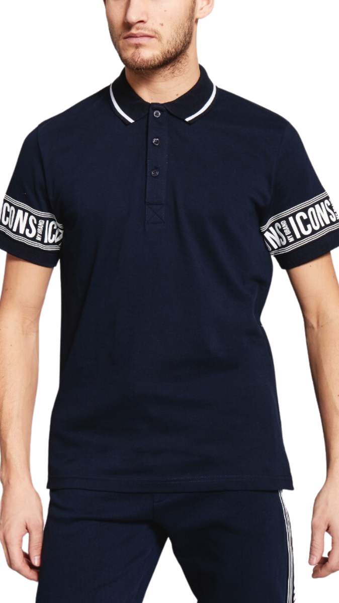 ICONE SLEEVE POLO | NAVY