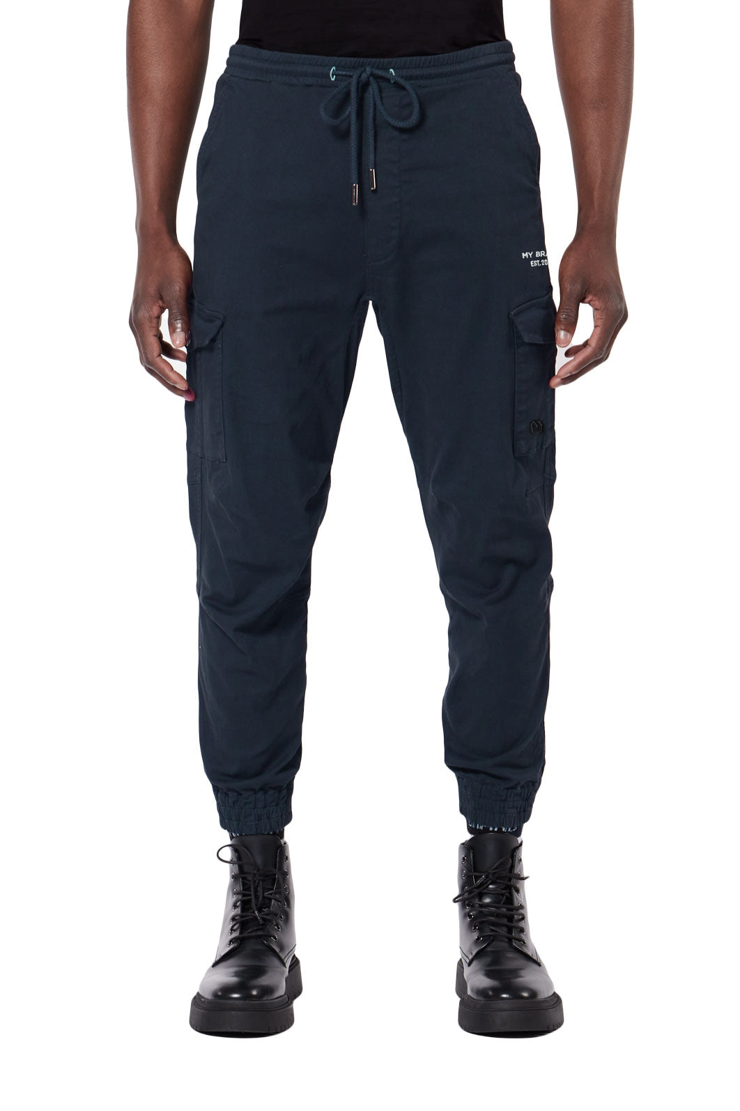 COMBALA CUFFED CARGO POCKET | BLUE