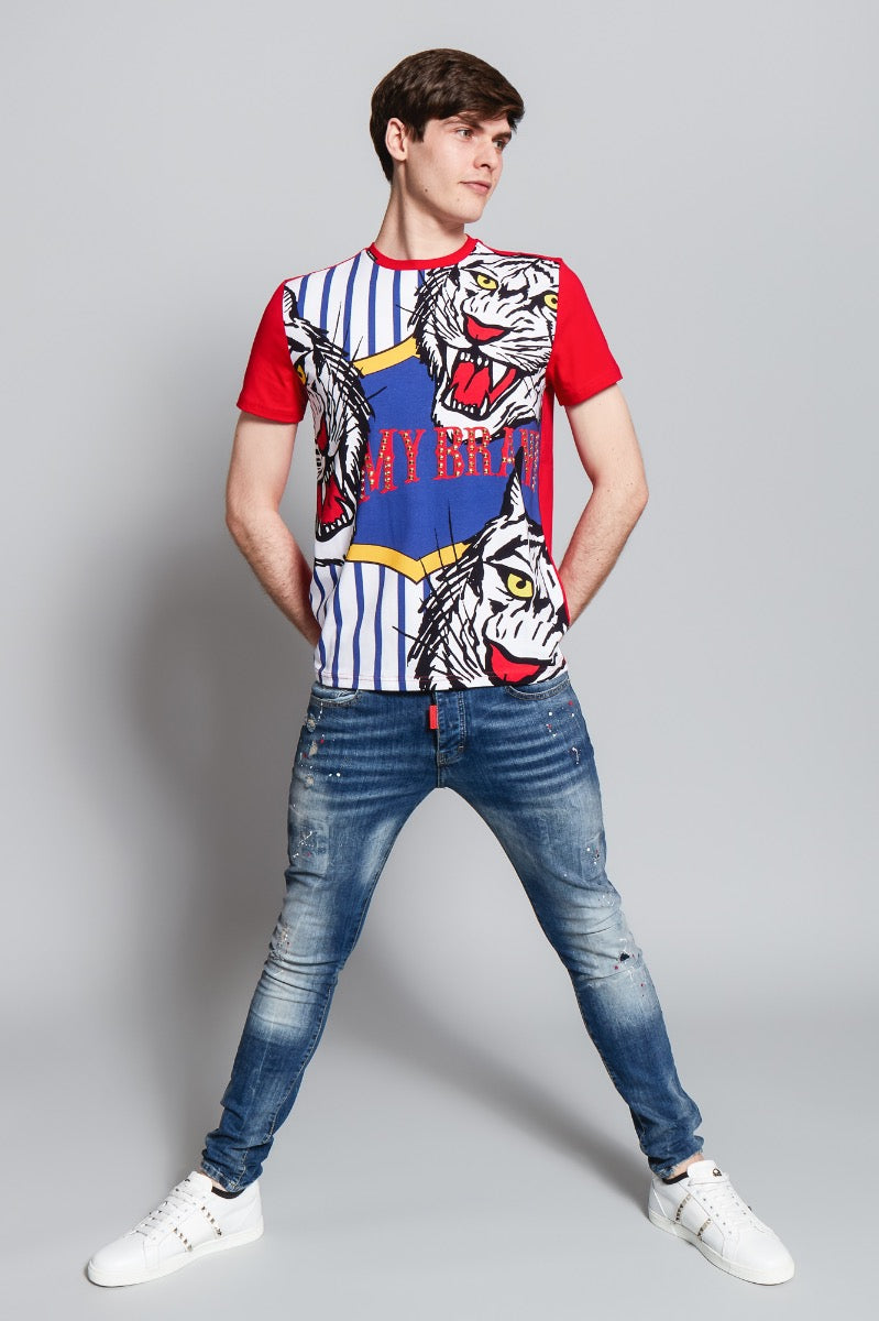 CARNIVAL WHITE TIGER T-SH | RED