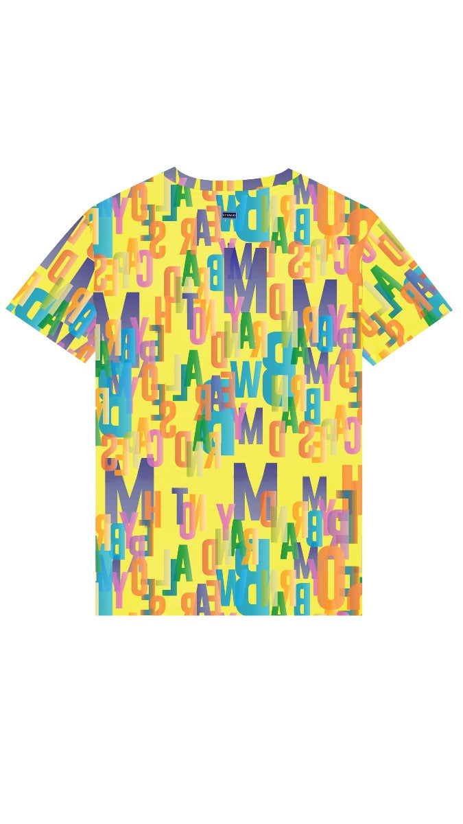 MB LETTERS GRADIENT T-SHI | MULTI COLOR