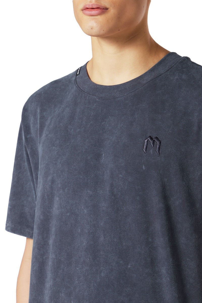 Acid Wash M T-Shirt Asphalt | DARK GREY