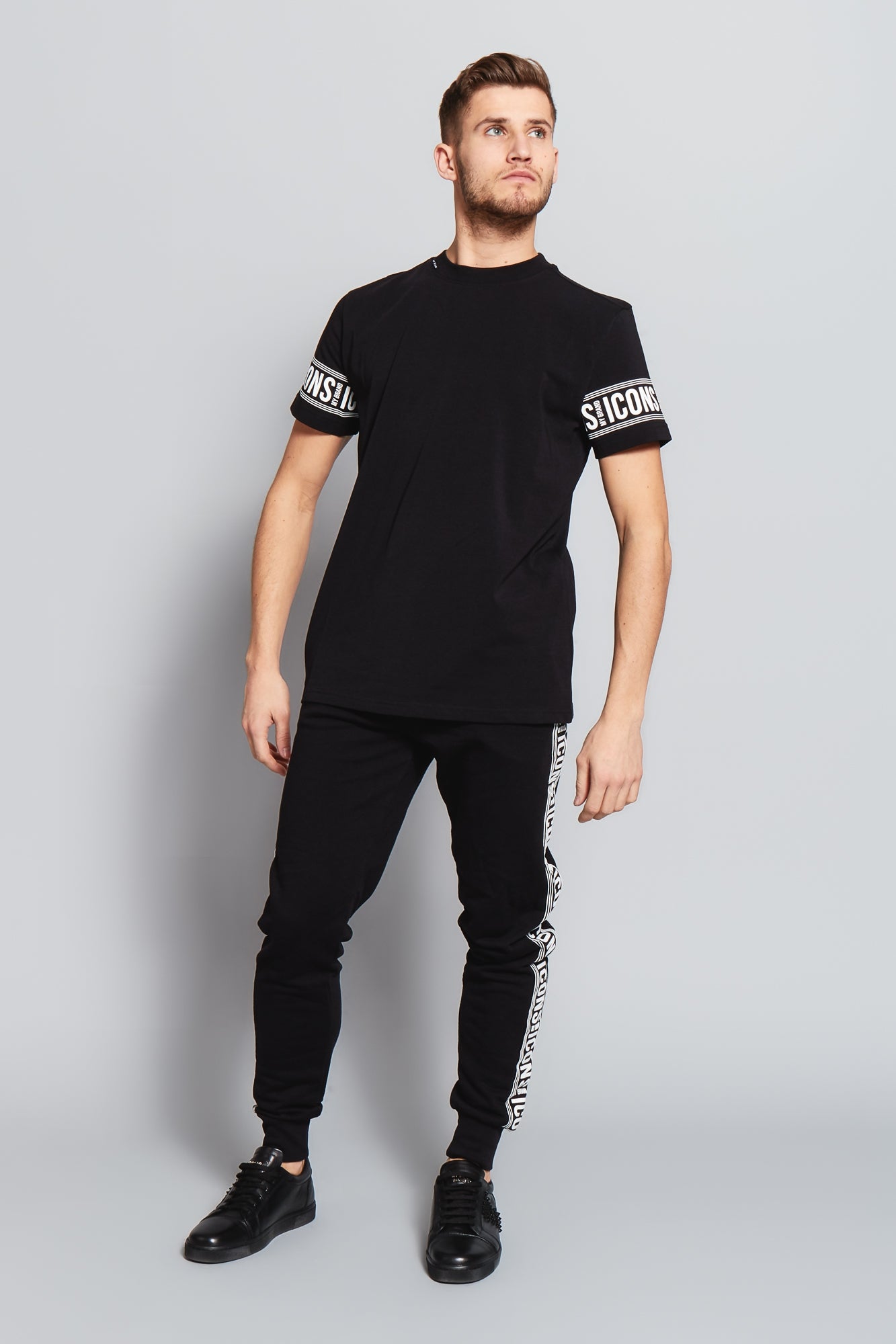 ICONS SLEEVE T-SHIRT | BLACK