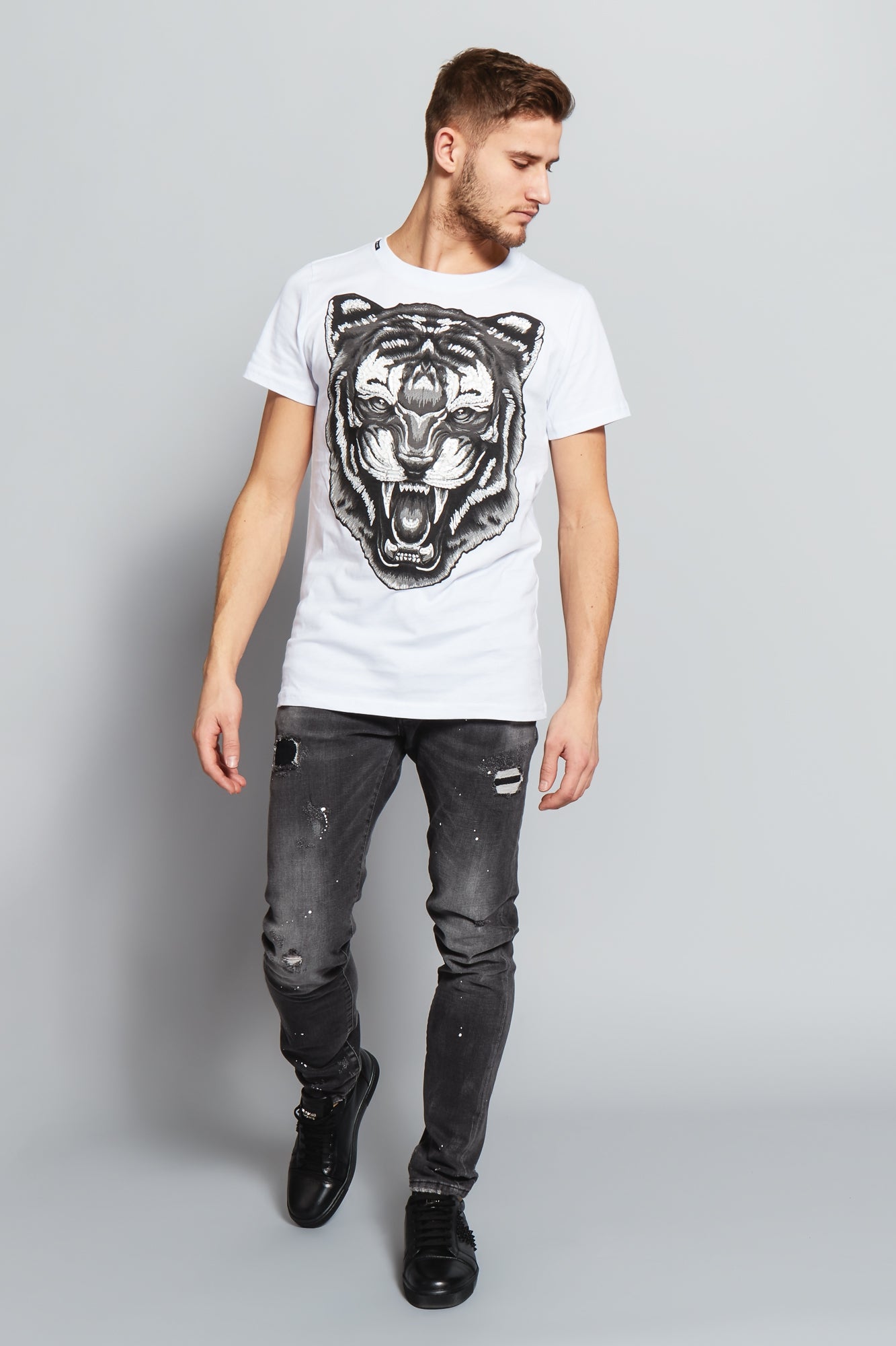 Scream Tiger T-Shirt | WHITE