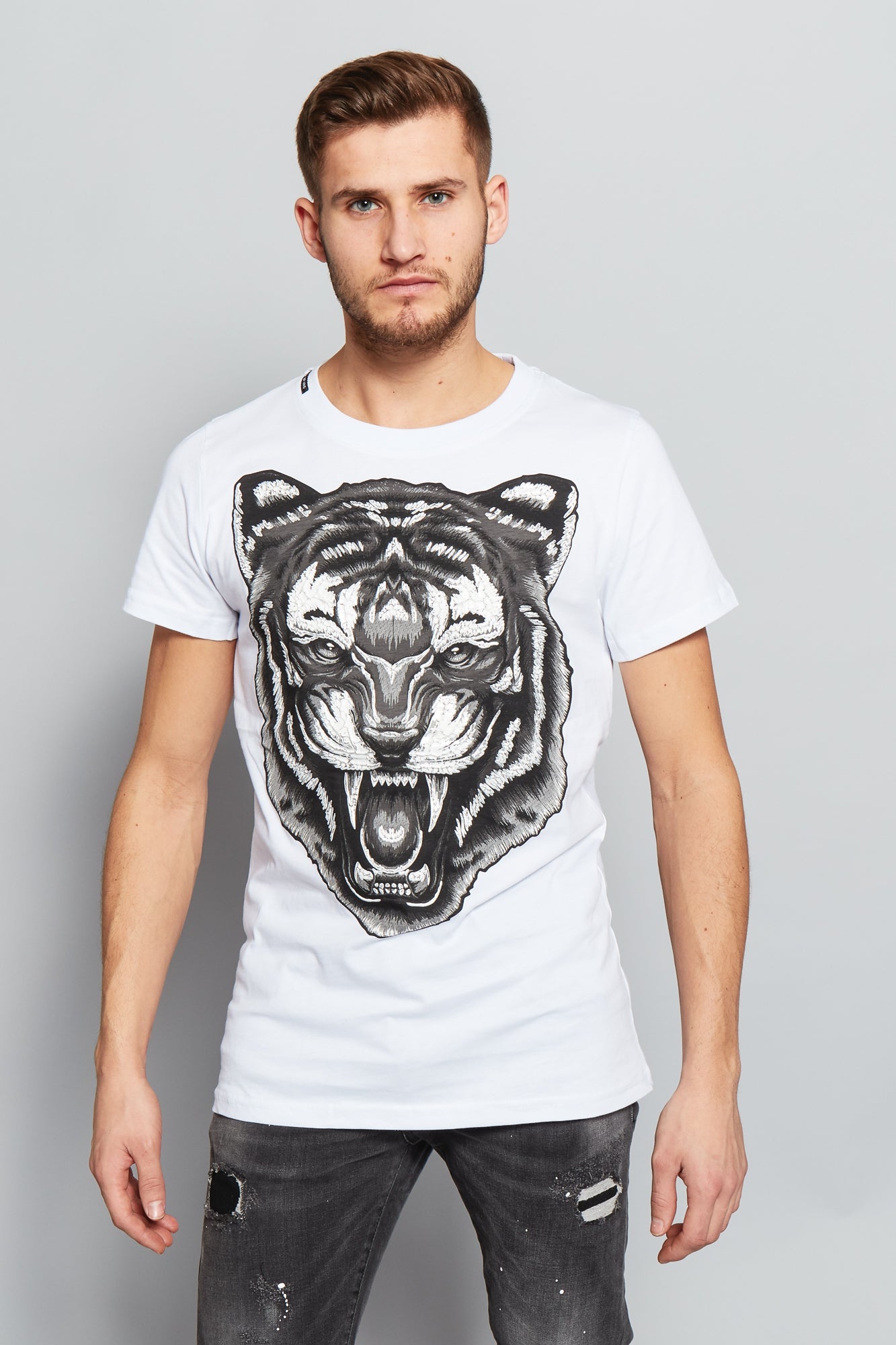 Scream Tiger T-Shirt | WHITE