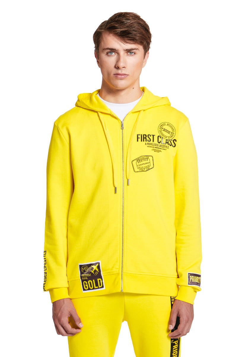 VOYAGE PRIORITY ZIPPER HO | YELLOW