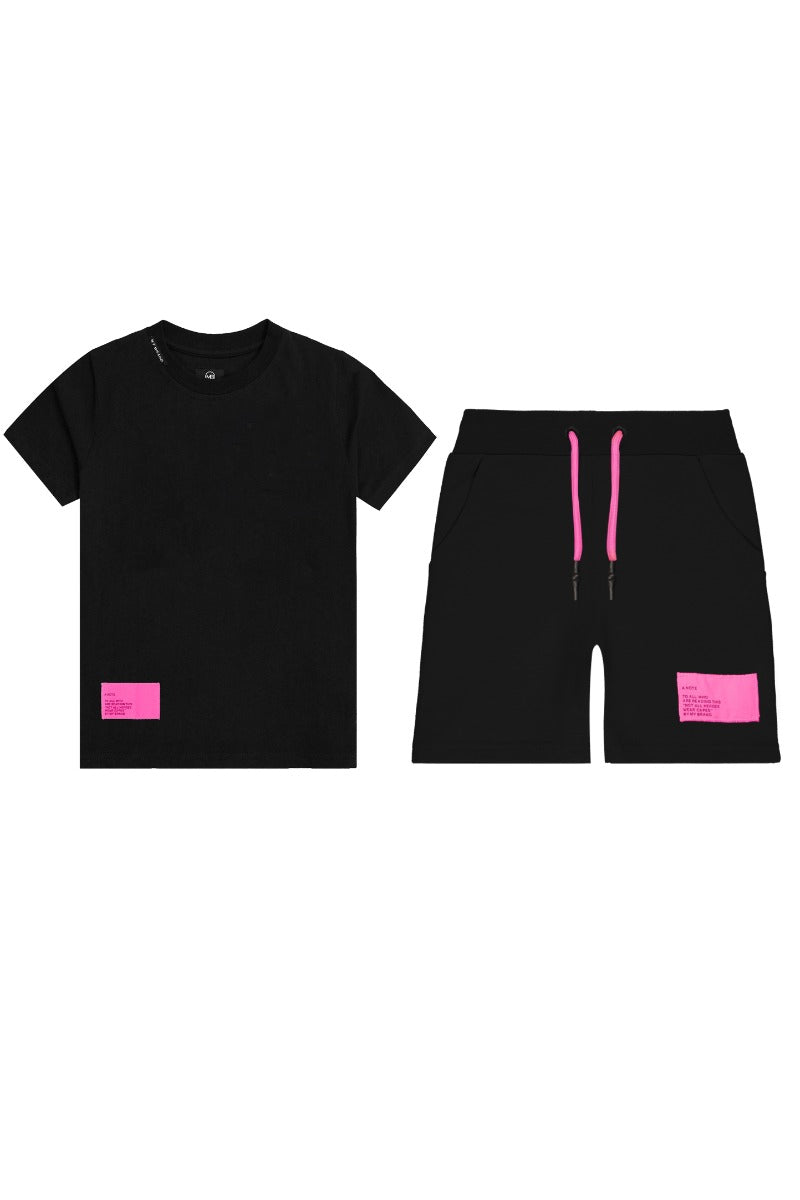 Mybrand Label Set Neonpink | BLACK