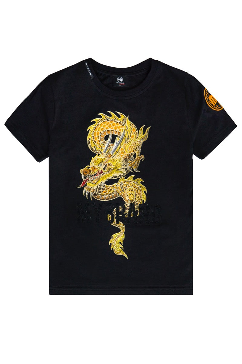 ORIENTAL EXPRESS DRAGON TSHIRT | BLACK