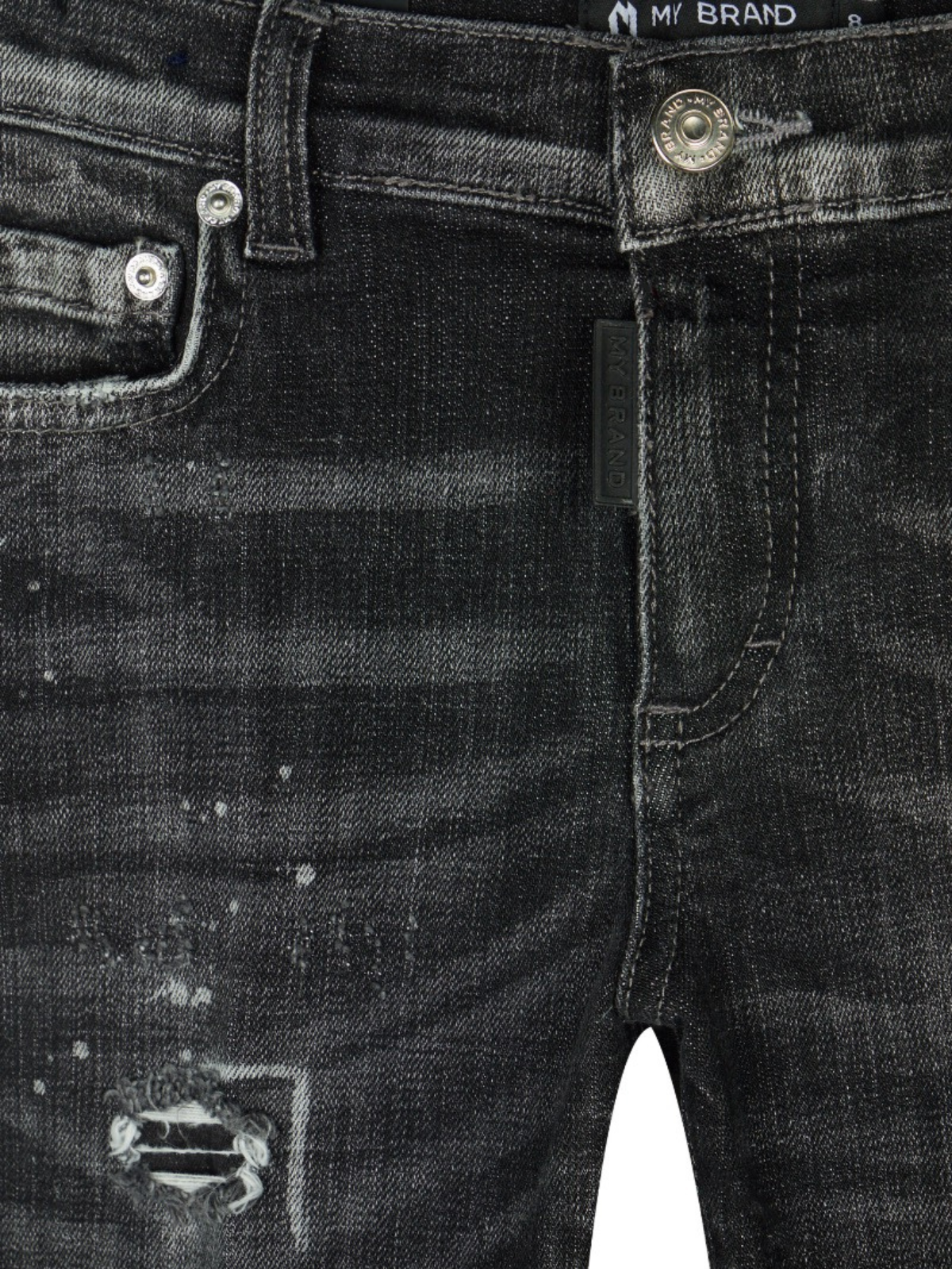 Black Washed Denim Jeans | BLACKJEANS