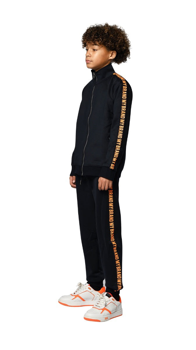 MY BRAND TAPE TRACK SUIT | BLACK