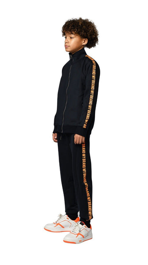 MY BRAND TAPE TRACK SUIT | BLACK