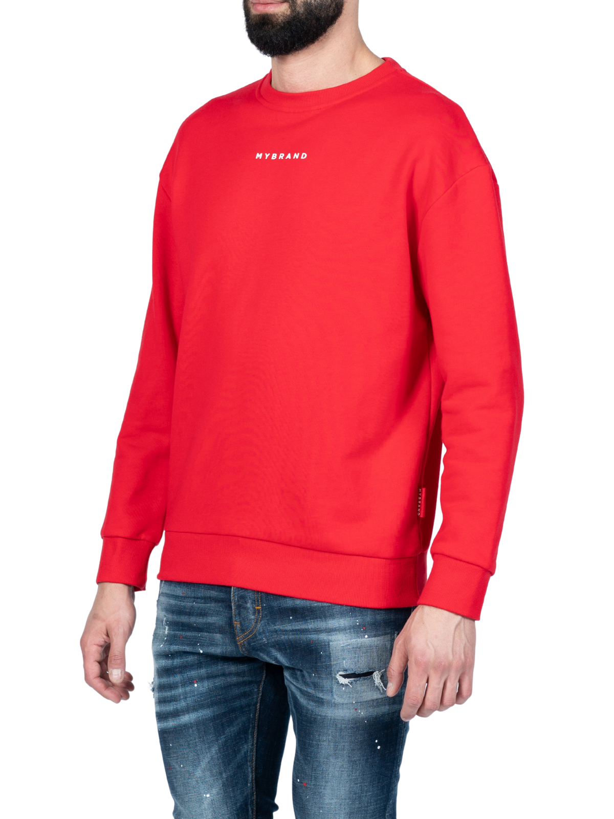 MY BRAND BACK SWEATER RED | RED