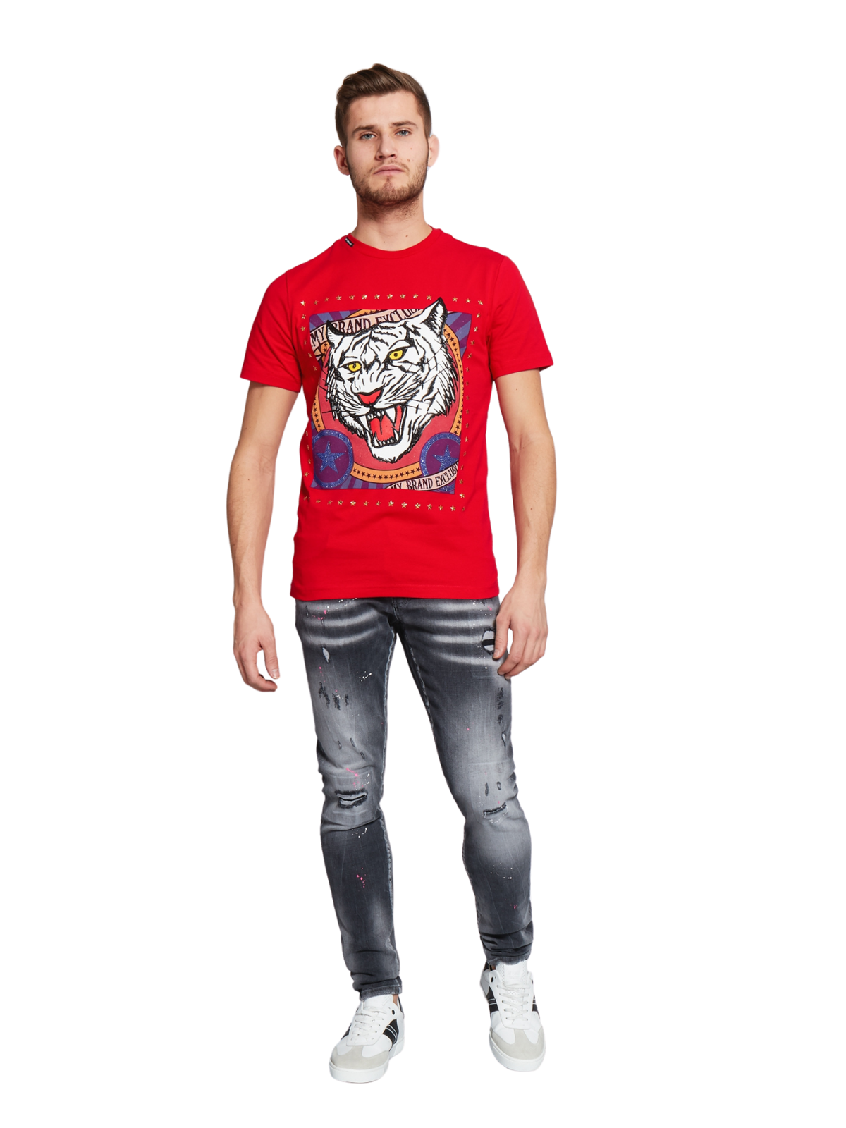 CARNIVAL TIGER T-SHIRT | RED