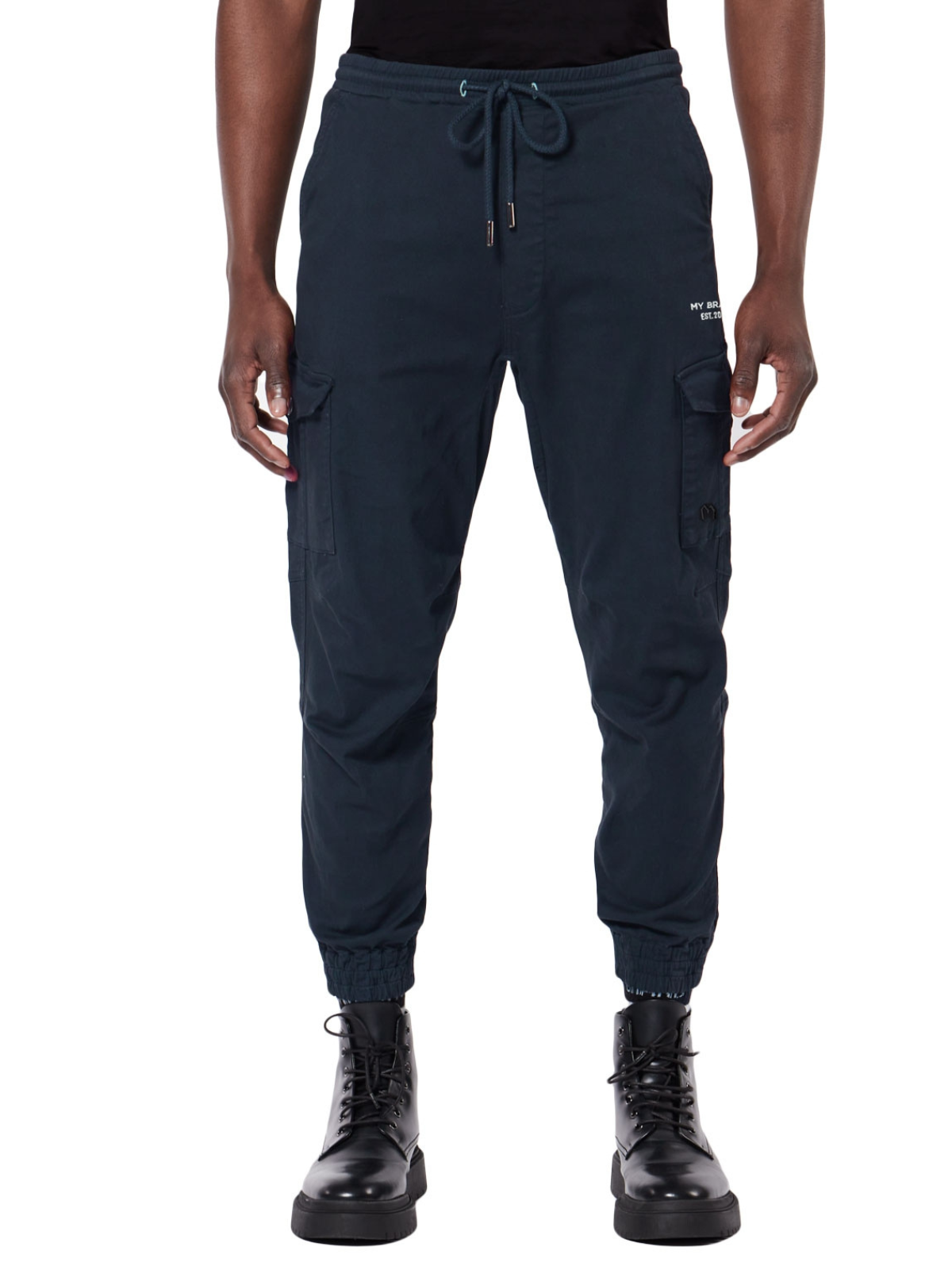 COMBALA CUFFED CARGO POCKET | BLUE