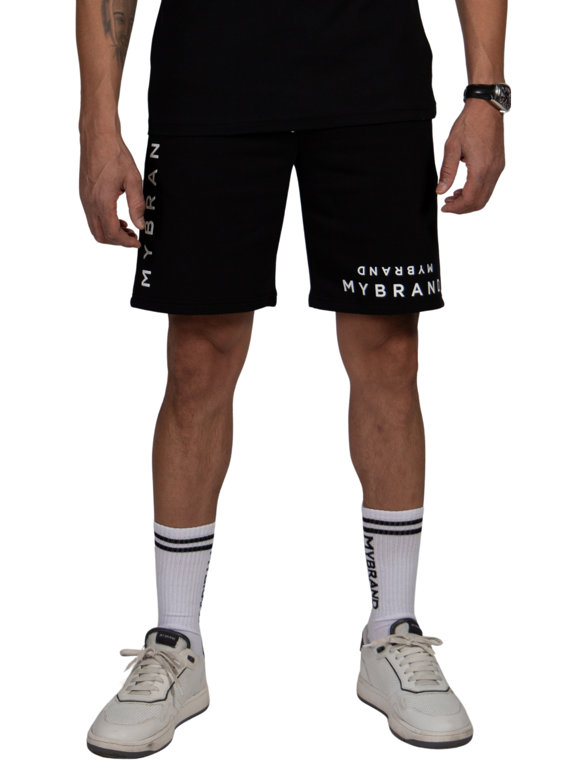 MYBRAND Signature Series: Classic Logo Short | BLACK