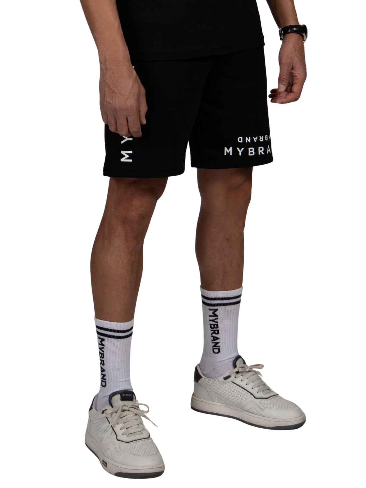 MYBRAND Signature Series: Classic Logo Short | BLACK