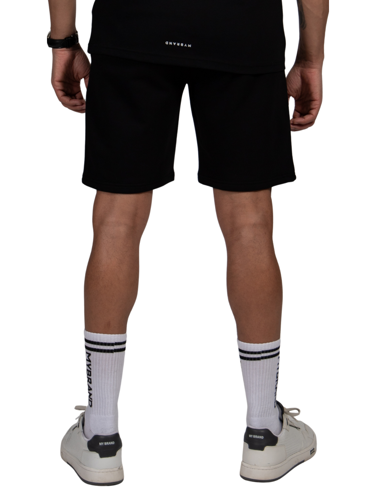 MYBRAND Signature Series: Classic Logo Short | BLACK