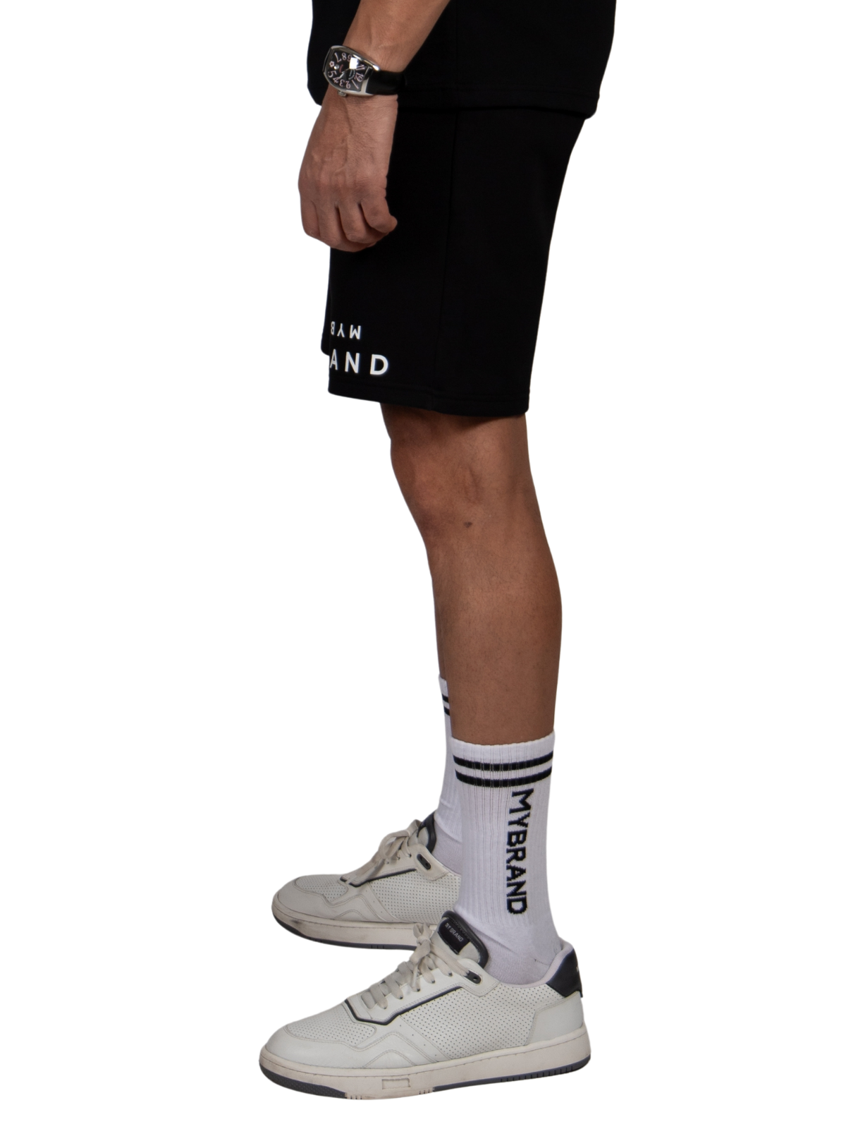 MYBRAND Signature Series: Classic Logo Short | BLACK