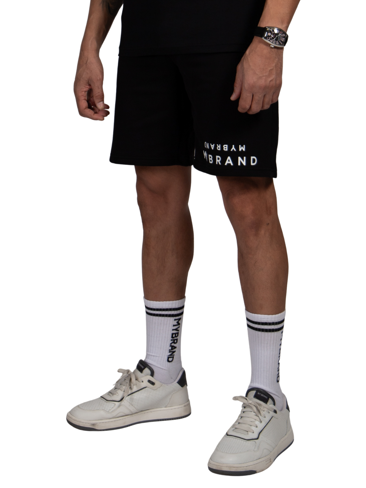 MYBRAND Signature Series: Classic Logo Short | BLACK