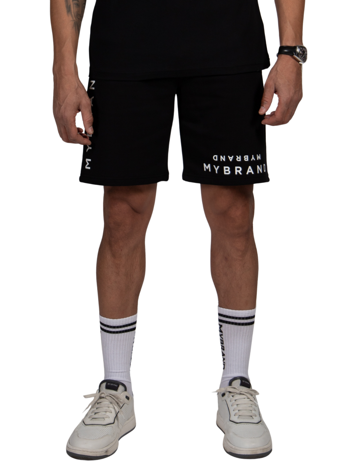 MYBRAND Signature Series: Classic Logo Short | BLACK