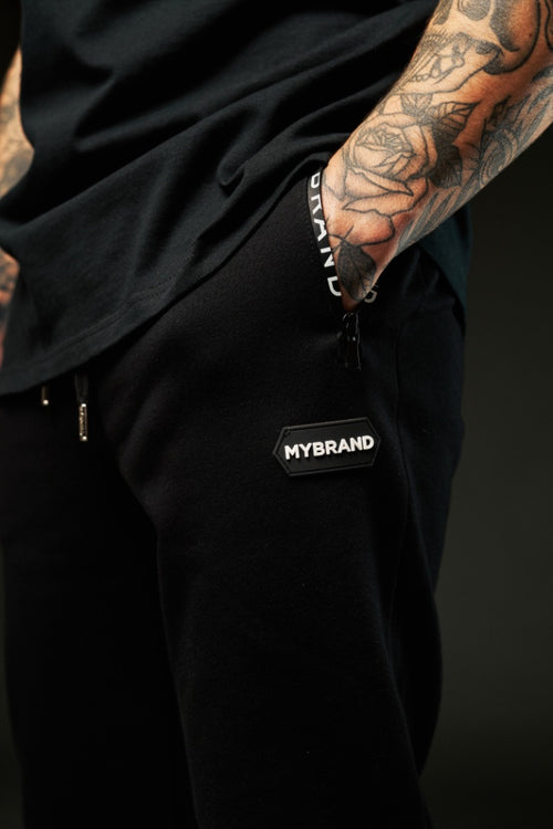 MB HEXAGON PATCH JOGGINGPAN | BLACK