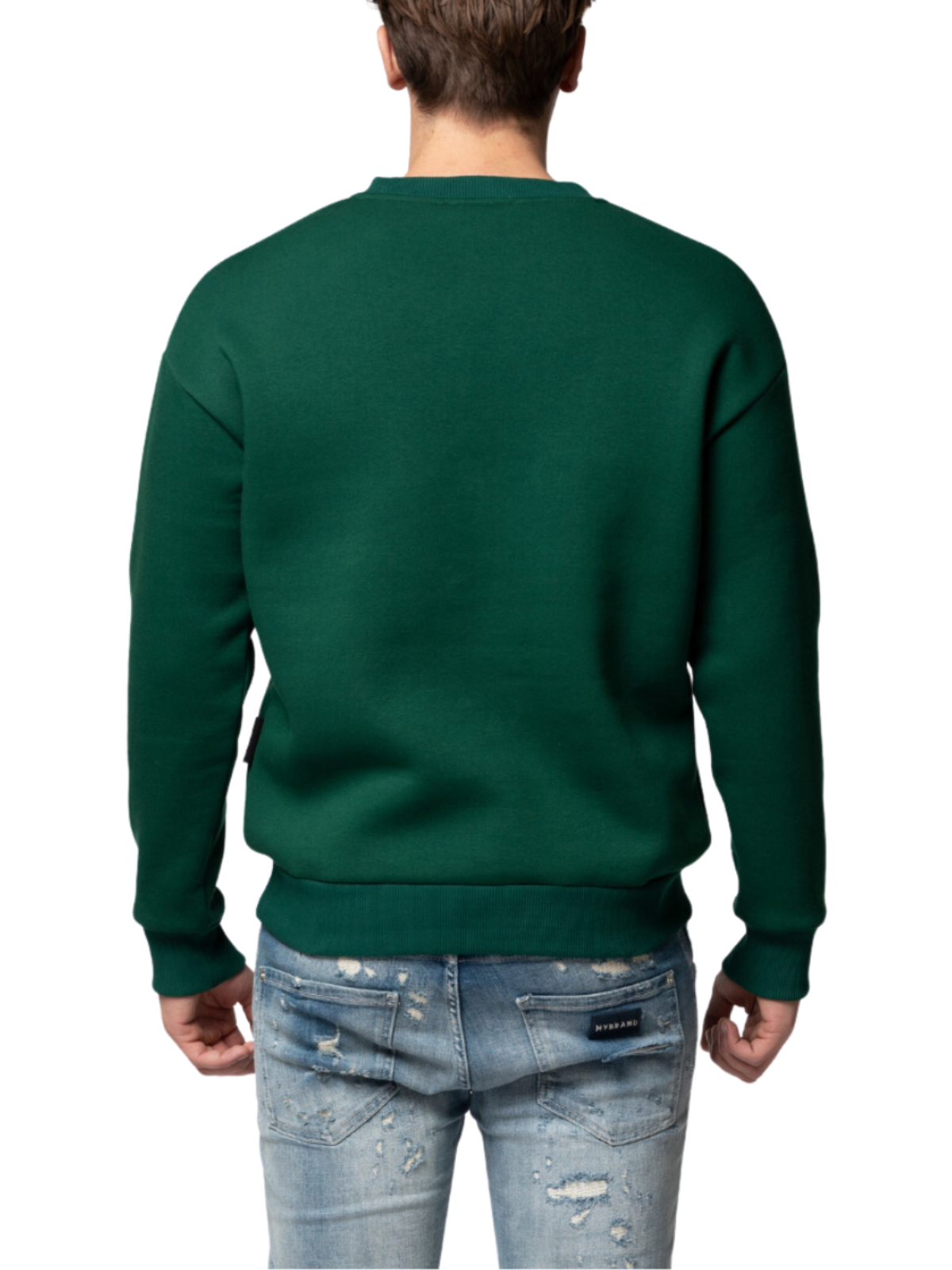 MB DOLCE VARSITY SWEATER | GREEN