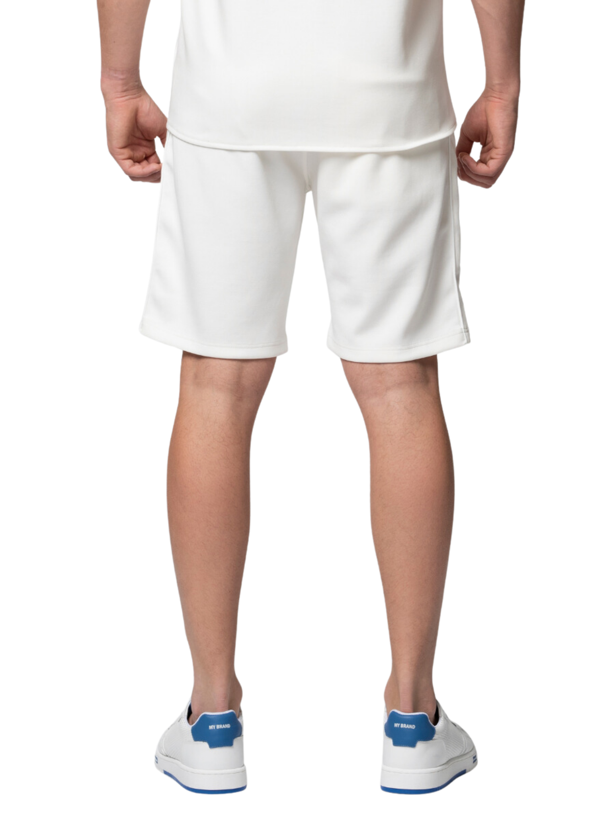 MB ESSENTIAL PIQUE WHITE SHORT | WHITE