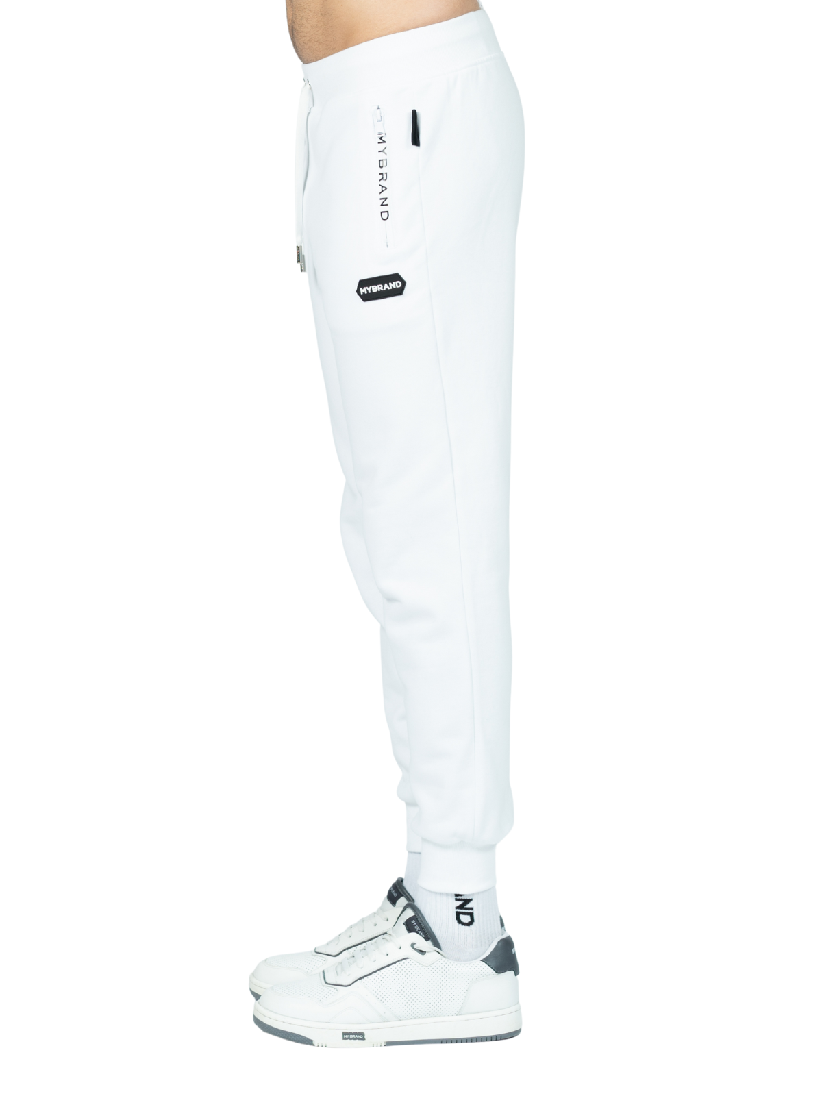 MB HEXAGON PATCH JOGGINGPAN | WHITE