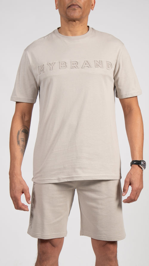 MYBRAND Embosed Statement Tee | CAMEL