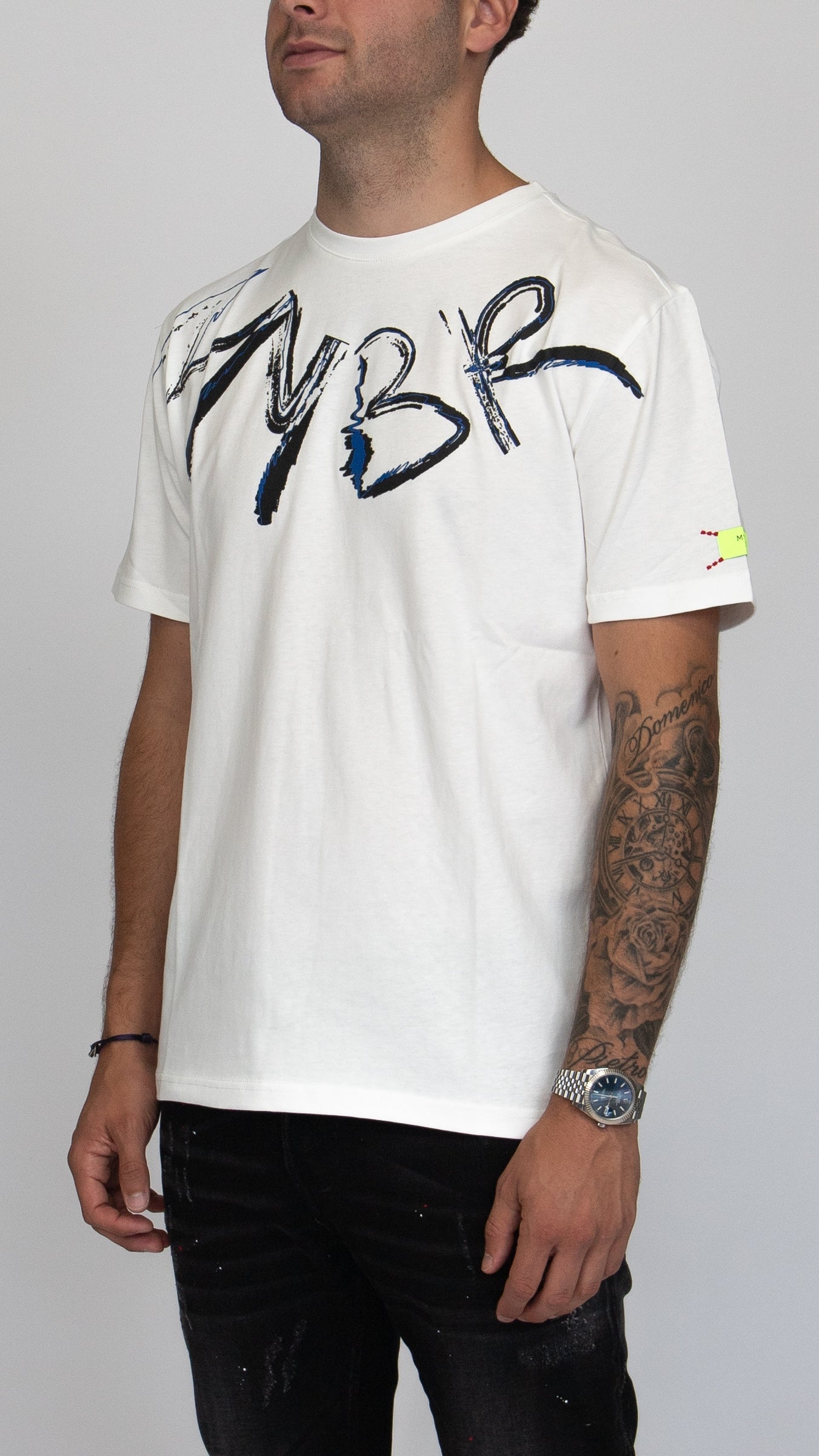 MYBRAND Signature Scribble Tee | OFF-WHITE