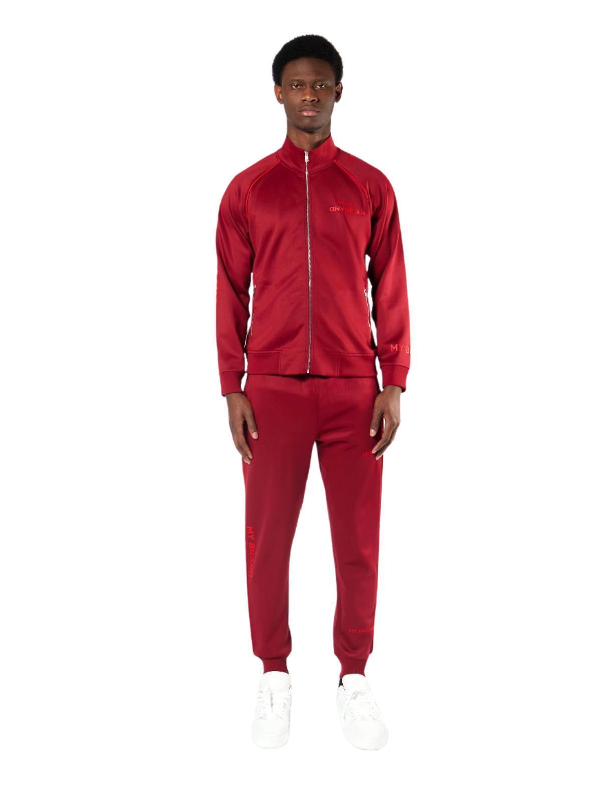 Multi Branding Tracksuit | BURGUNDY