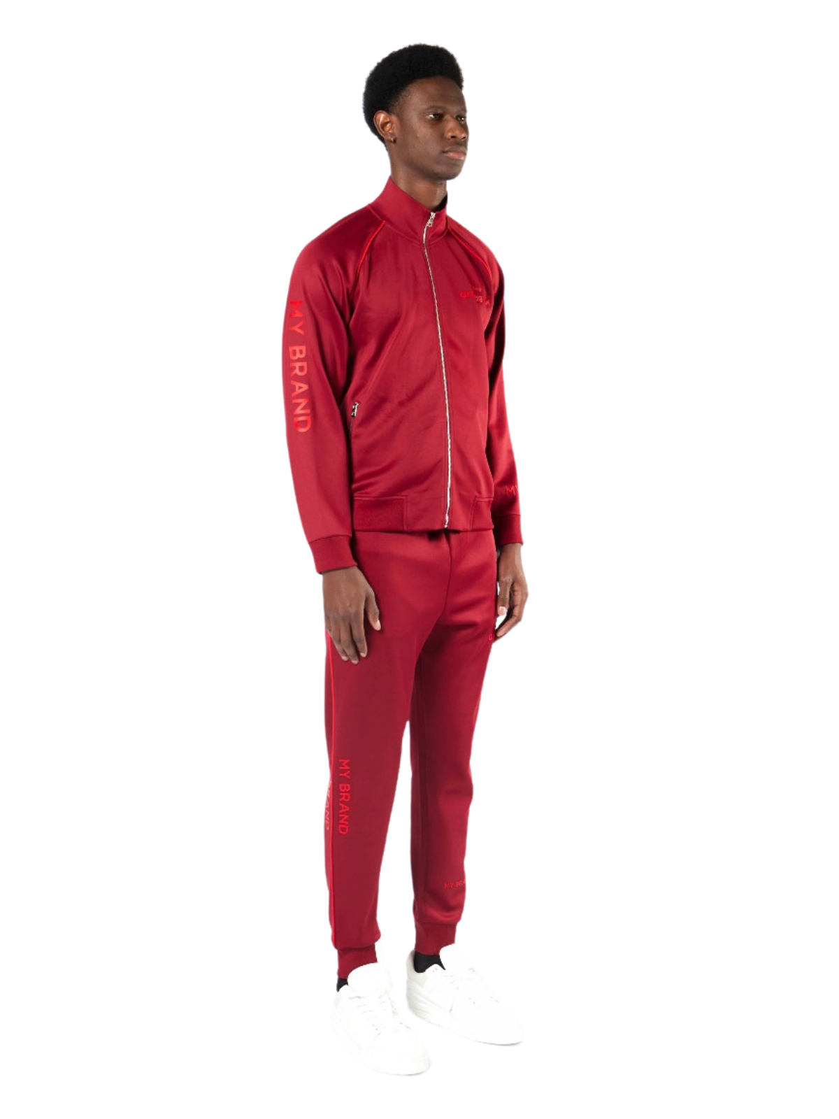 Multi Branding Tracksuit | BURGUNDY