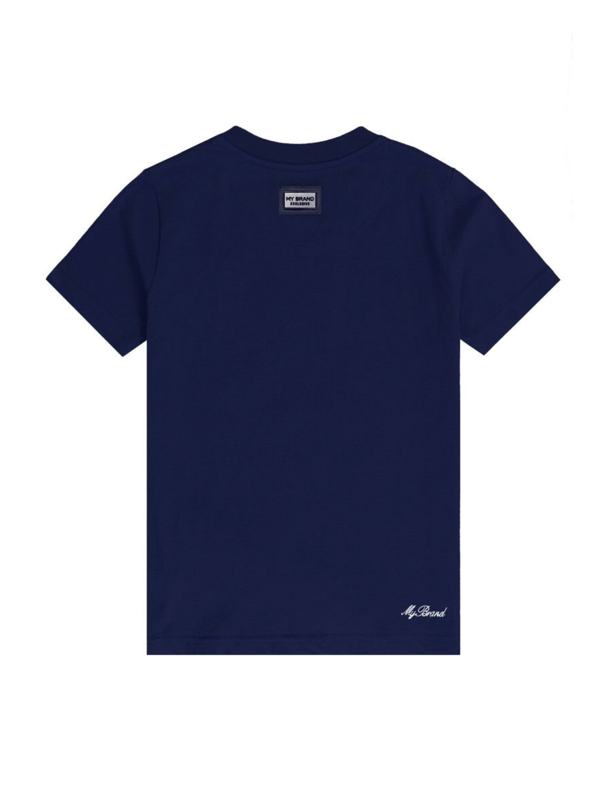 White Skull T-Shirt | NAVY