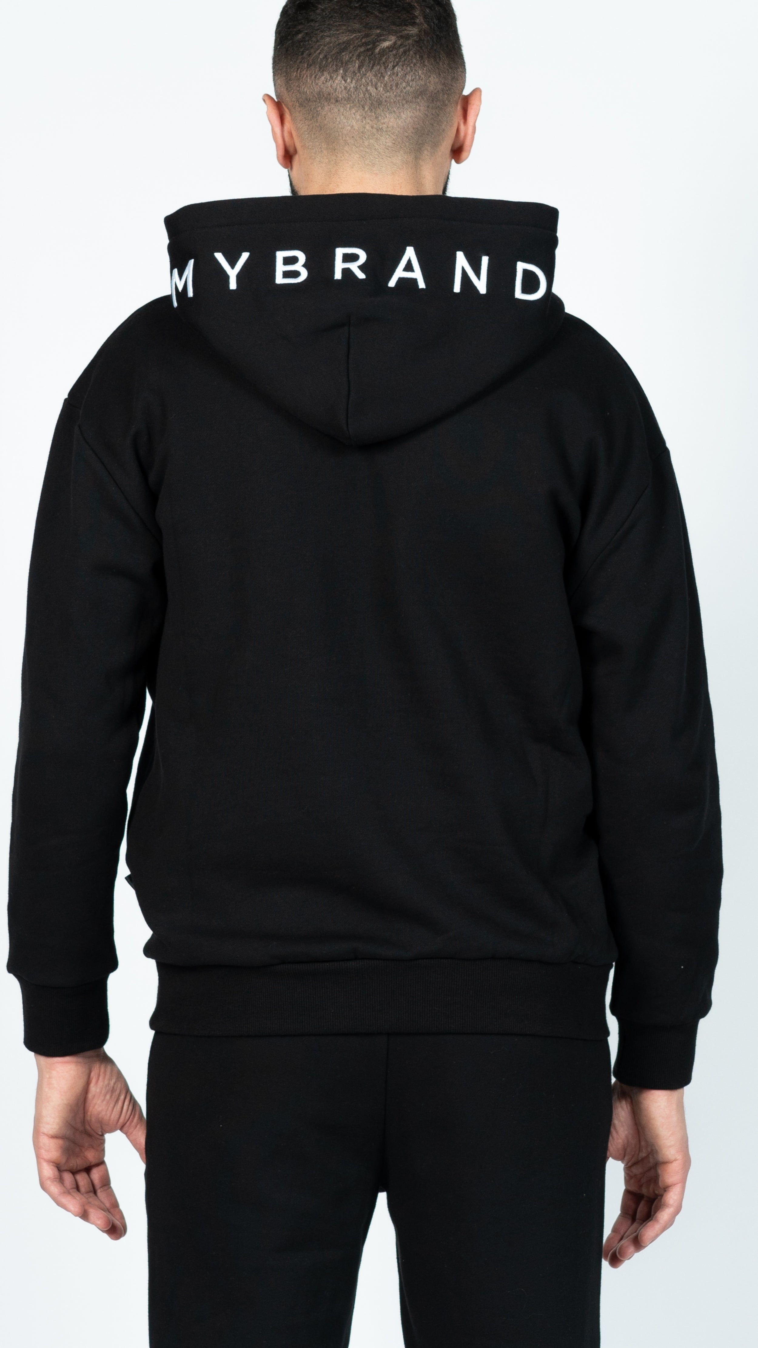 MB HEXAGON PATCH HOODIE BLA | BLACK