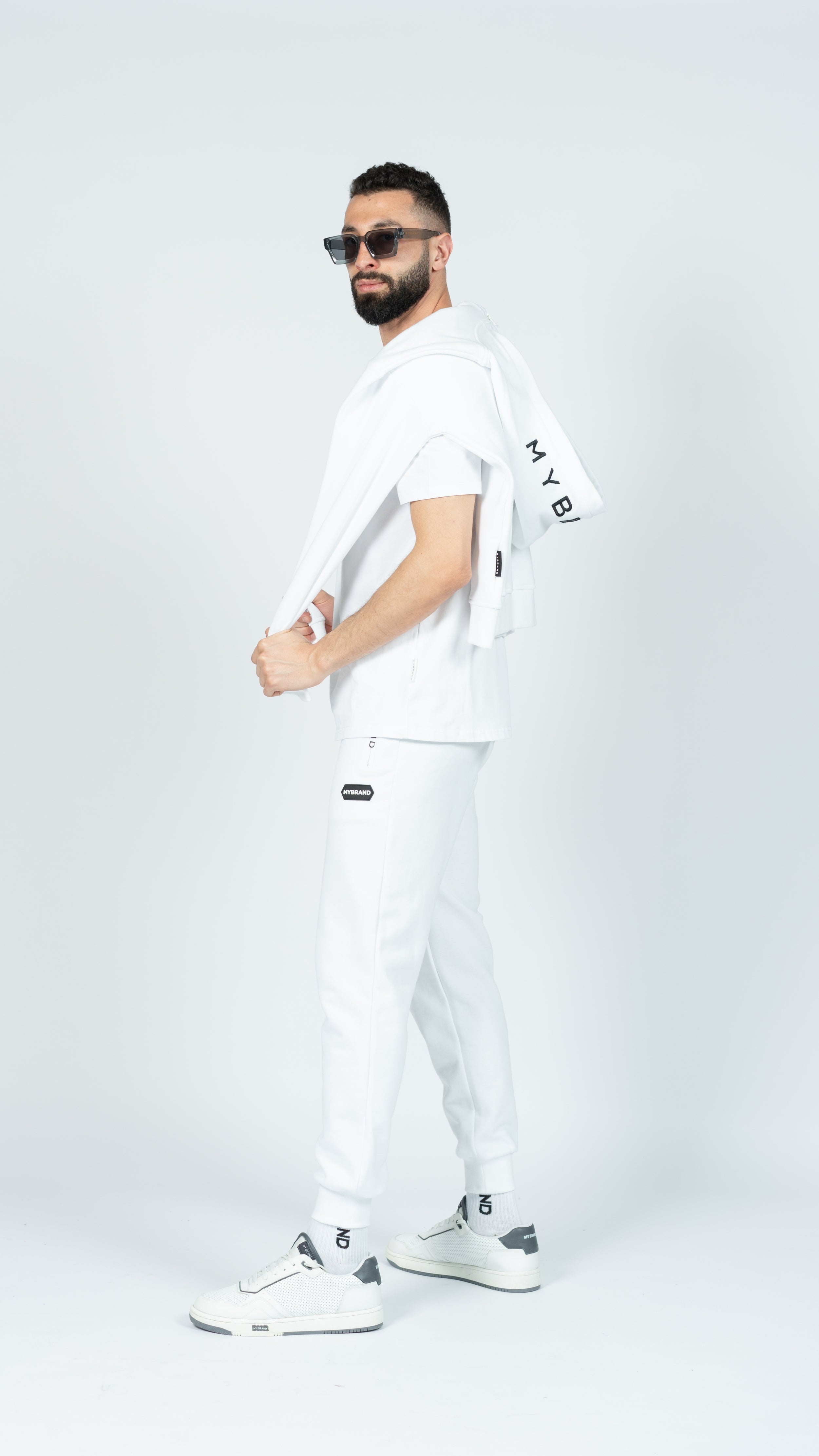 MB HEXAGON PATCH JOGGINGPAN | WHITE