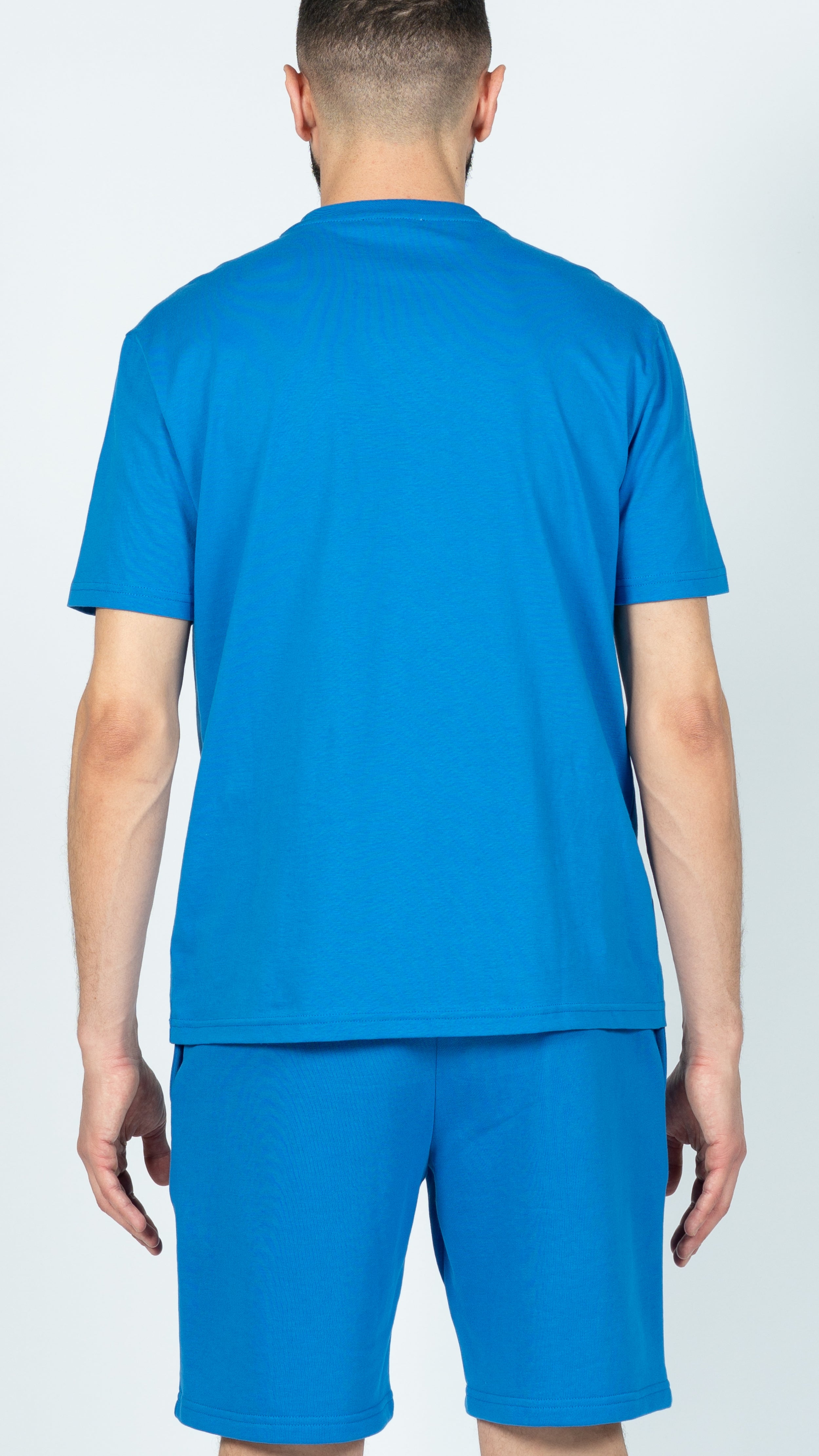 MYBRAND Embosed Statement Tee | BLUE